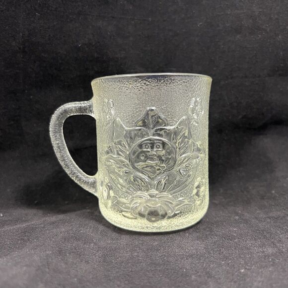 Vintage Clear Cabbage Patch Kids Mug 1984 Glass OAA - Picture 3 of 11